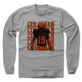 Mens Long Sleeve Heather Gray
