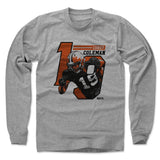 Mens Long Sleeve Heather Gray