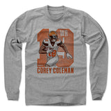 Mens Long Sleeve Heather Gray