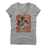 Womens Women's V-Neck Athletic Gray