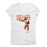 Womens Women's V-Neck White